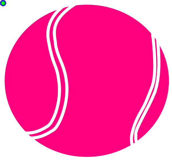 Bright Pink Tennis Ball Clip Art At Clker Com   Vector Clip Art Online