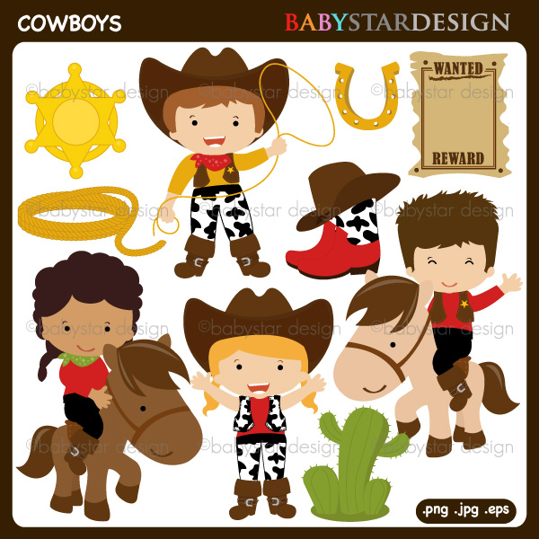 Cowboys Clipart Little Cowboys Little Cowboy Clipart Cow Boy