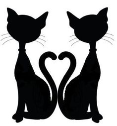Cat Graphics Silhouettes On Pinterest   Cat Silhouette Black Cats And