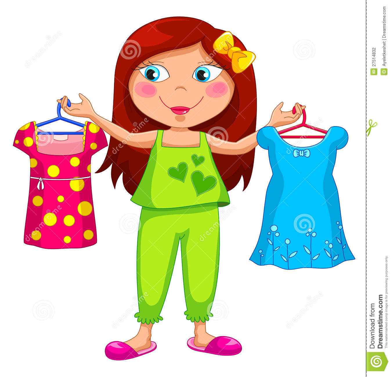 Little Girl Getting Dressed Clipart   Cliparthut   Free Clipart