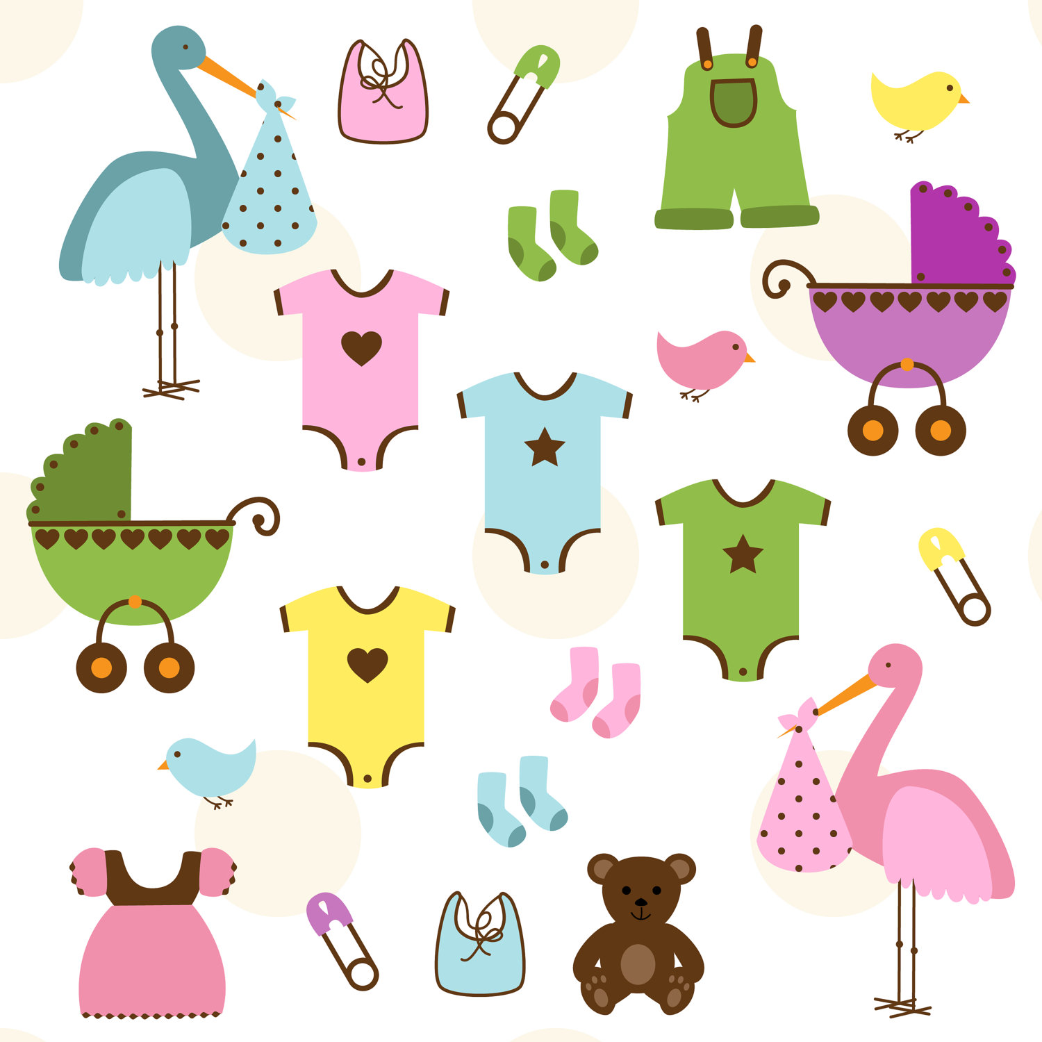 Baby Clip Art Clipart Baby Shower Clip Art Clipart   Commercial And