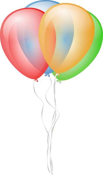 Balloons 2 Clip Art At Clker Com   Vector Clip Art Online Royalty