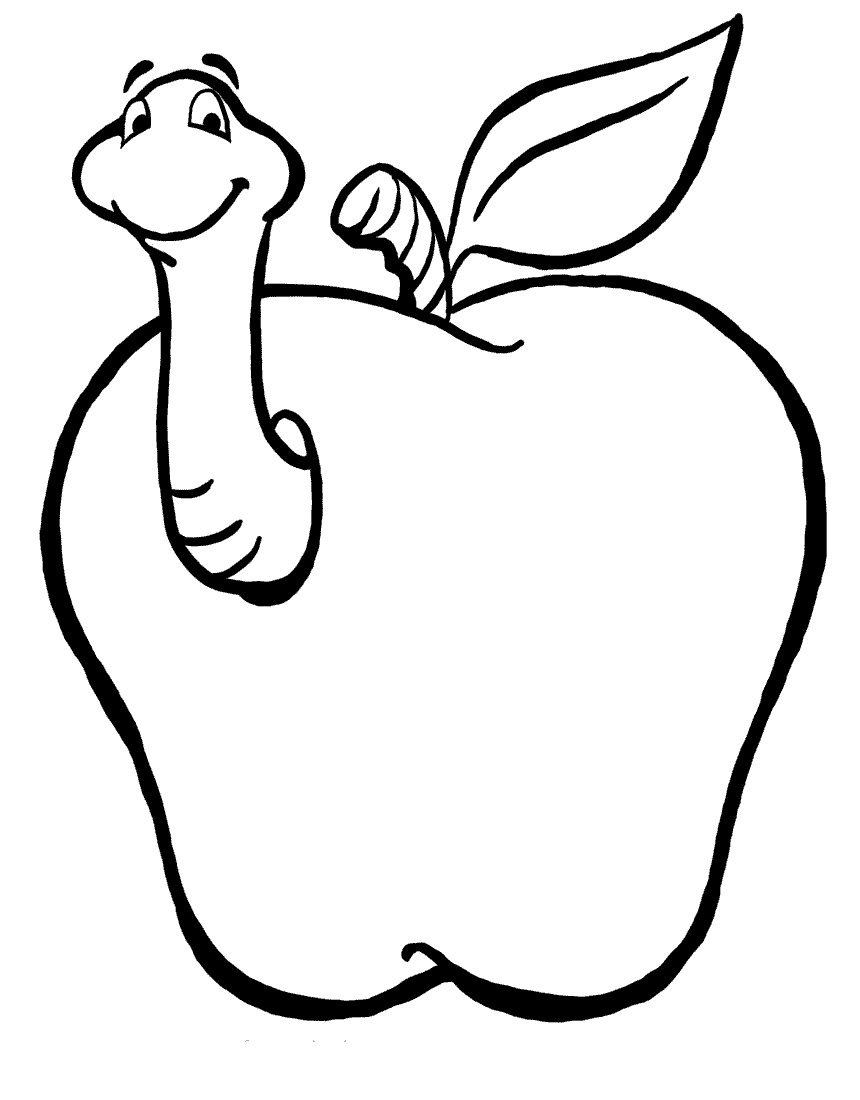 Apple Coloring Pages Coloring Pages Printable
