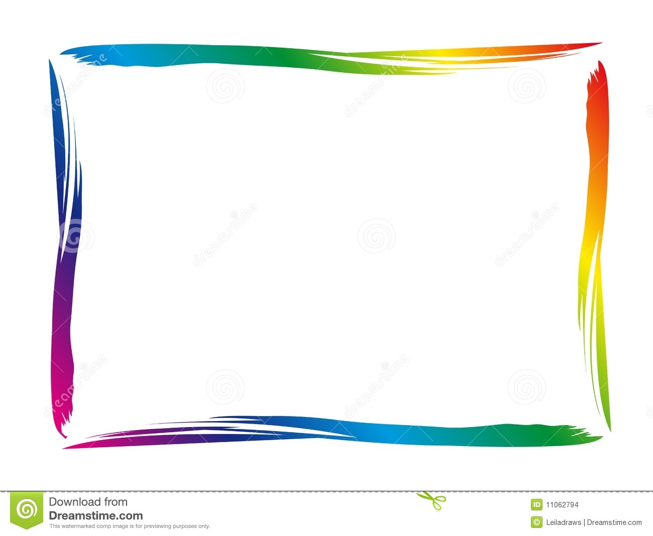 Colorful Border Stock Images   Image  11062794
