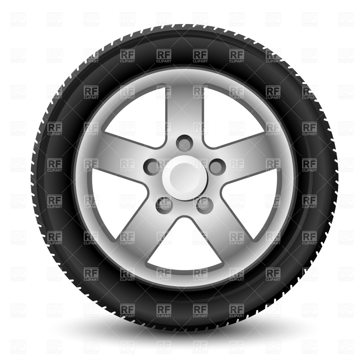 Car Wheel With Tyre 1537 Transportation Download Royalty Free