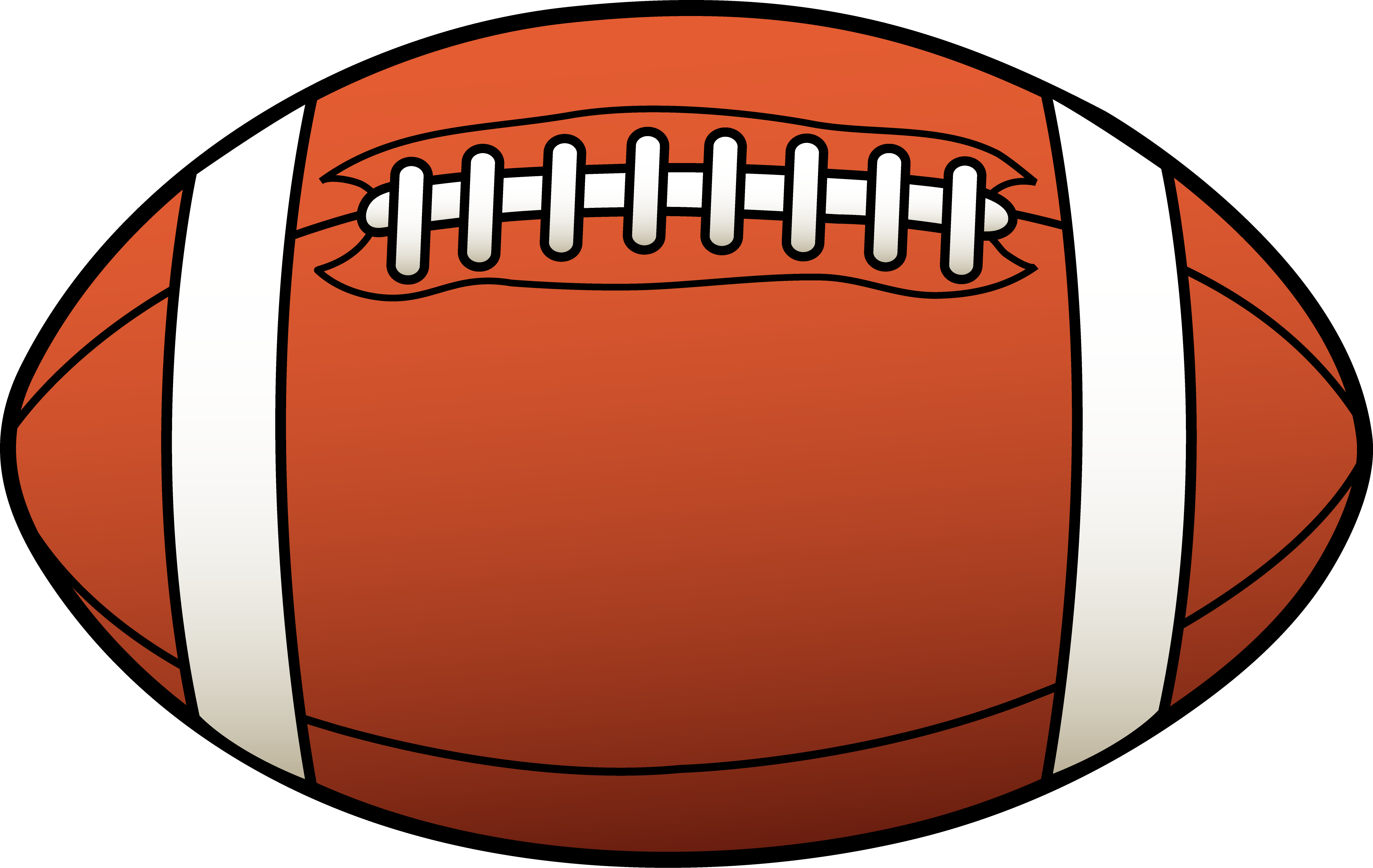 Football Clipart Black And White   Clipart Panda   Free Clipart Images