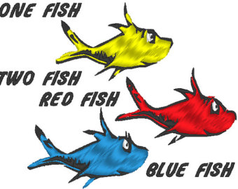 One Fish Two Fish Red Fish Blue Fish Clip Art   Clipart Panda   Free
