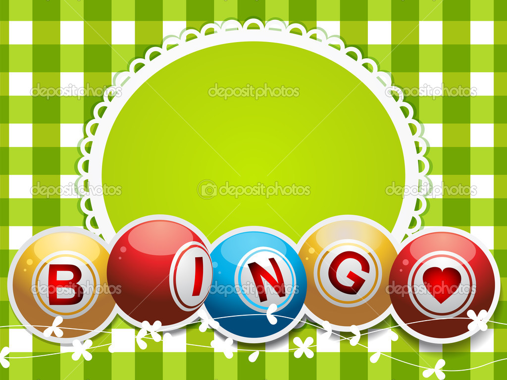 Bingo Background On Gingham   Stock Vector   Elaineitalia  9681653