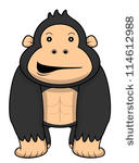 Gorilla Angry Clip Art Vector Gorilla Angry   141 Graphics   Clipart