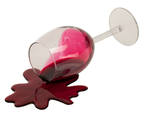 Spilling Wine Glass Clip Art Image Of Faux Spilled Wine Glass Zoom