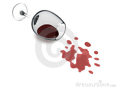 Spilling Wine Glass Clip Art Spilled Wineglass With A Red