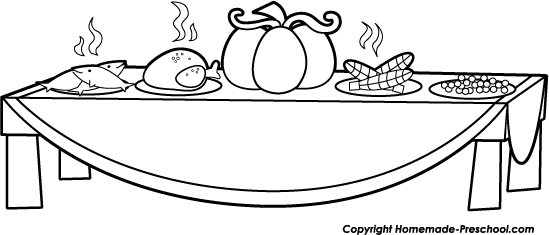 Home   Free Clipart   Thanksgiving Clipart   Thanksgiving Dinner One
