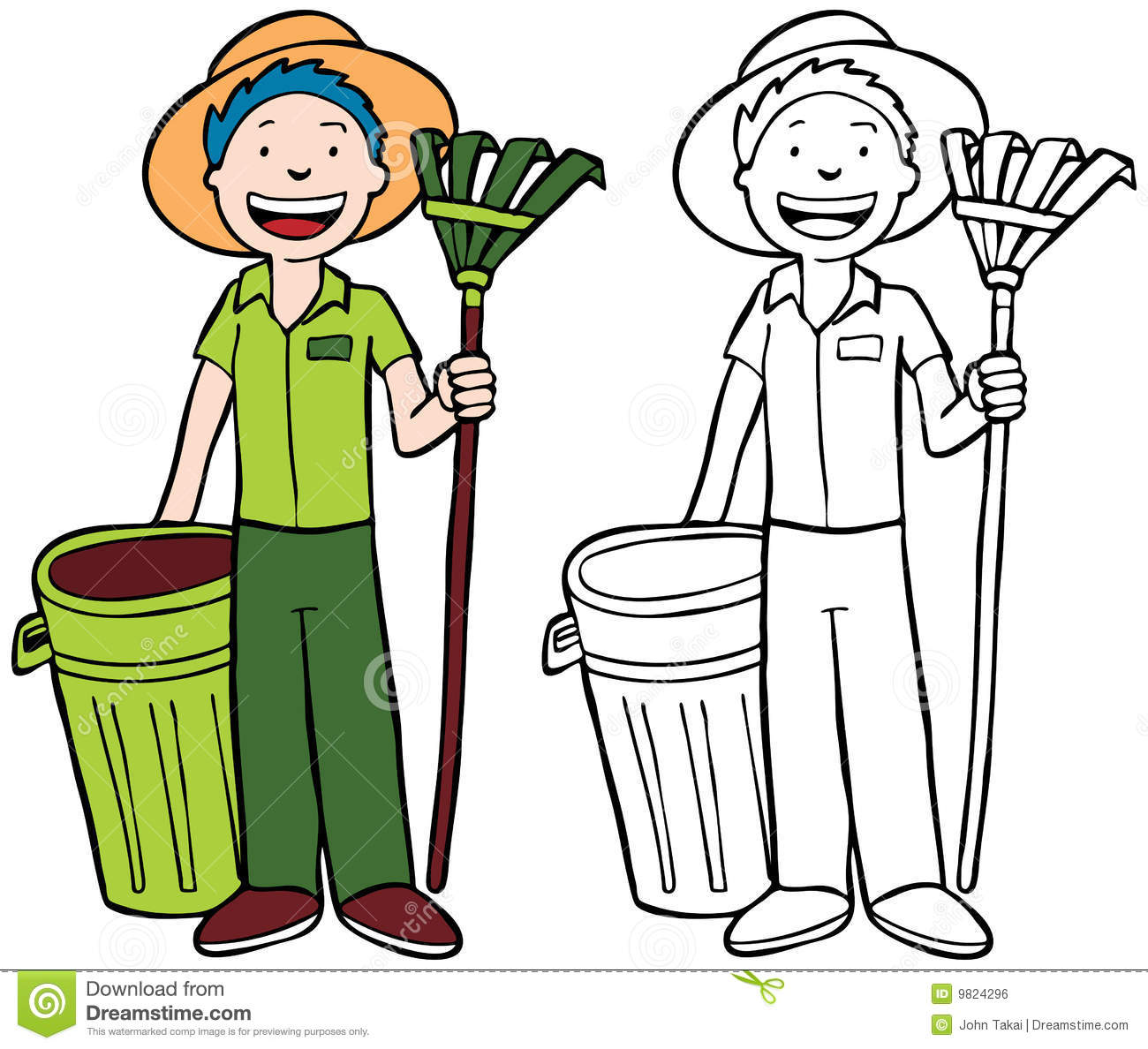 Yard Cleaning Clipart   Cliparthut   Free Clipart