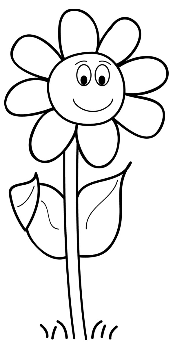Best Flower Clipart Black And White  13544   Clipartion Com