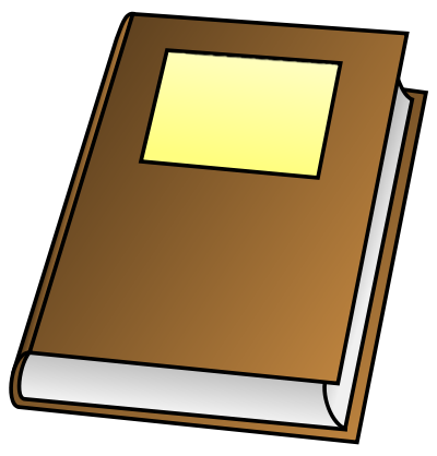 Book Clipart   Public Domain Brown Book Clip Art Images And Graphics
