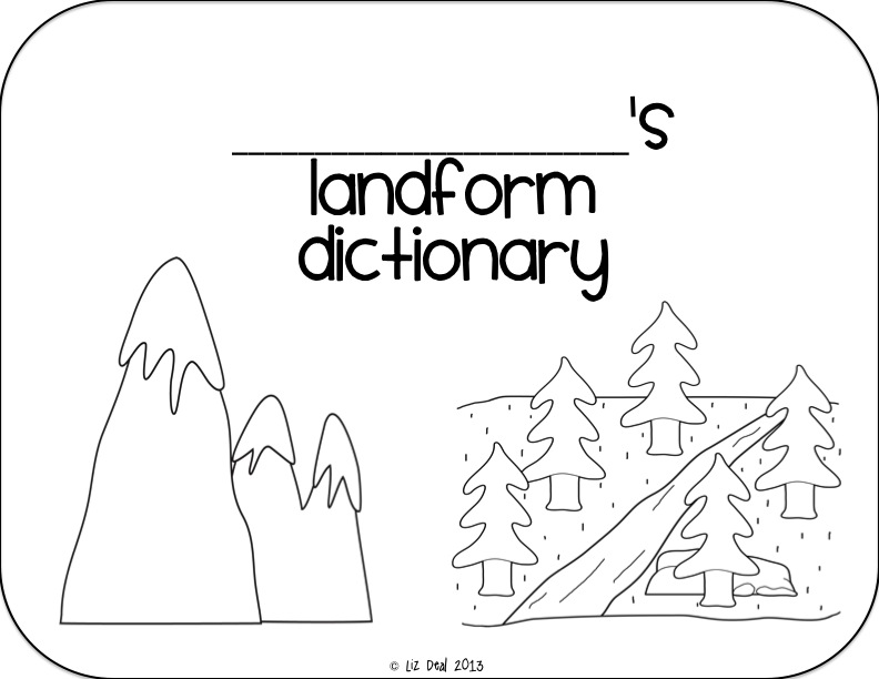 It Includes A Landforms Dictionary Which Helps Students Identify And