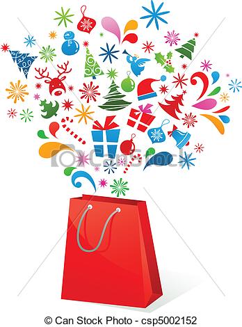 Kids Christmas Shopping Clip Art Images   Pictures   Becuo