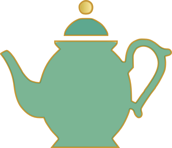Tea Pot Green Clip Art At Clker Com   Vector Clip Art Online Royalty