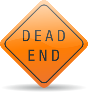 Dead End Sign Clip Art At Clker Com   Vector Clip Art Online Royalty