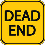 Dead End Sign Vector Clipart Royalty Free  128 Dead End Sign Clip Art    