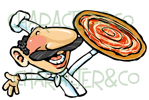 Pizza Man Clip Art
