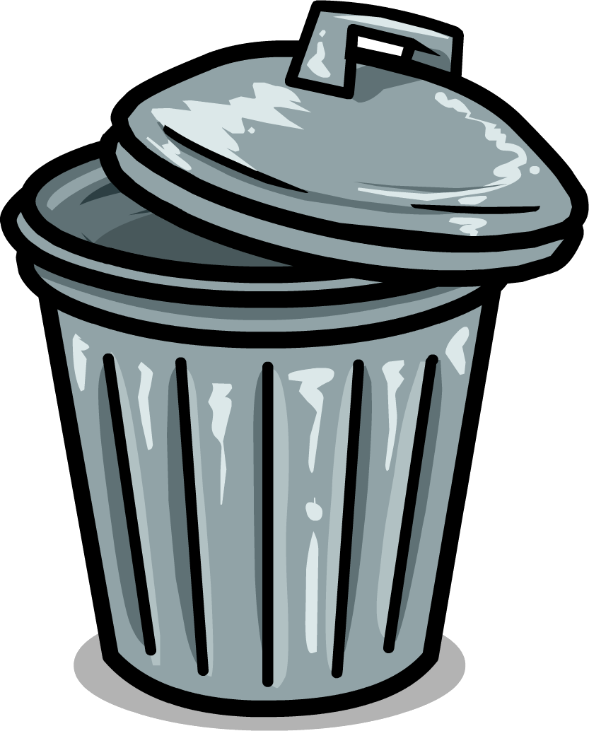 Clip Art Garbage Can A Trash Can   Clipart Best