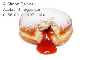 Images Pictures Jelly Donut Clipart   Jelly Donut Stock Photography