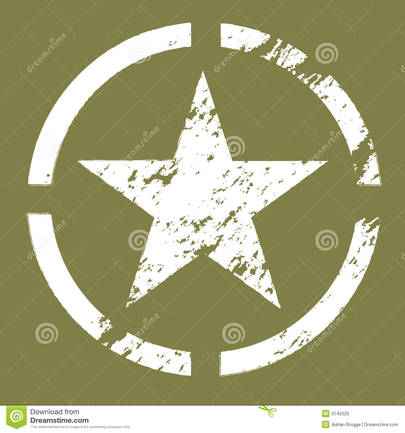 Military Star Symbol Royalty Free Stock Photo   Image  3145525