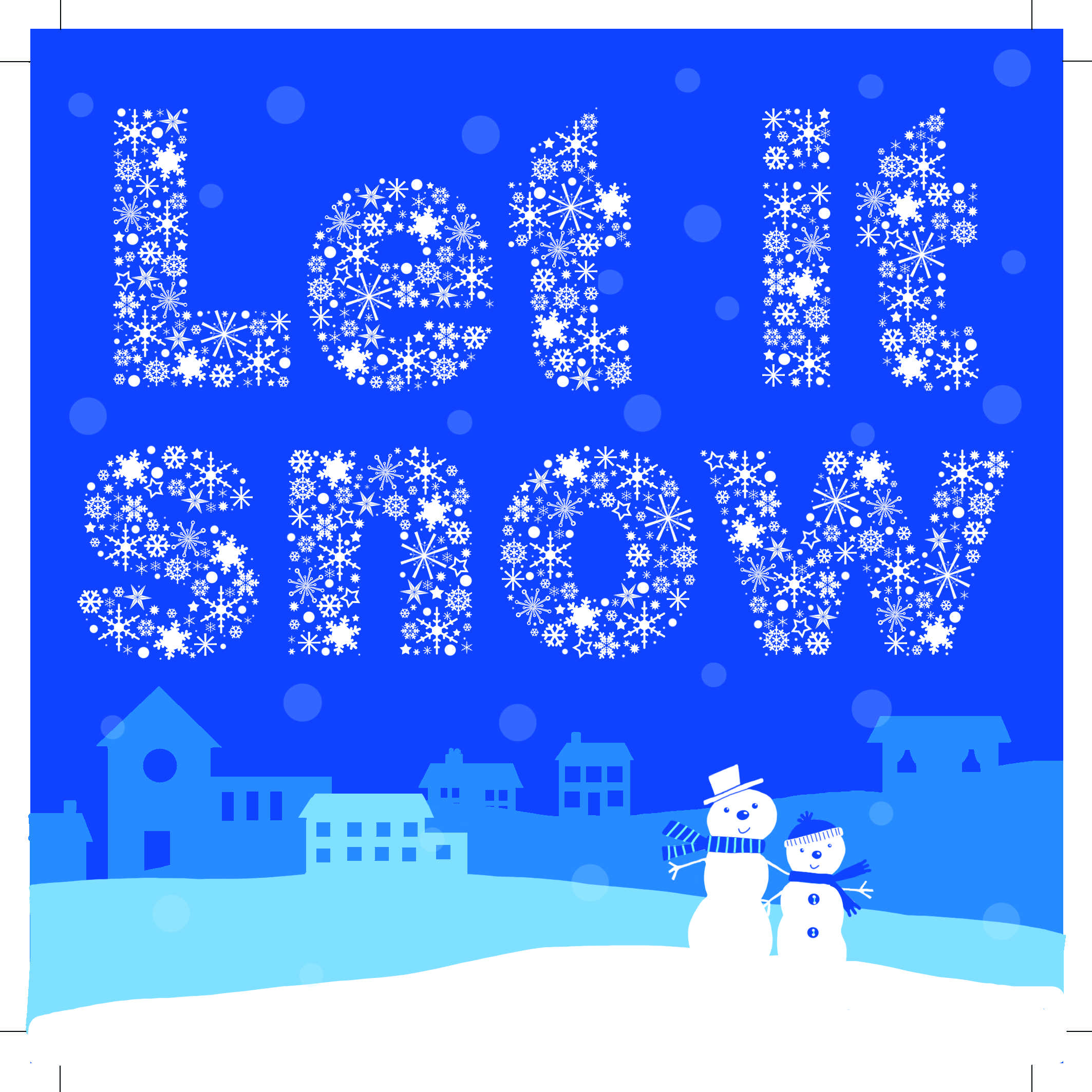 Snow Scene Clip Art