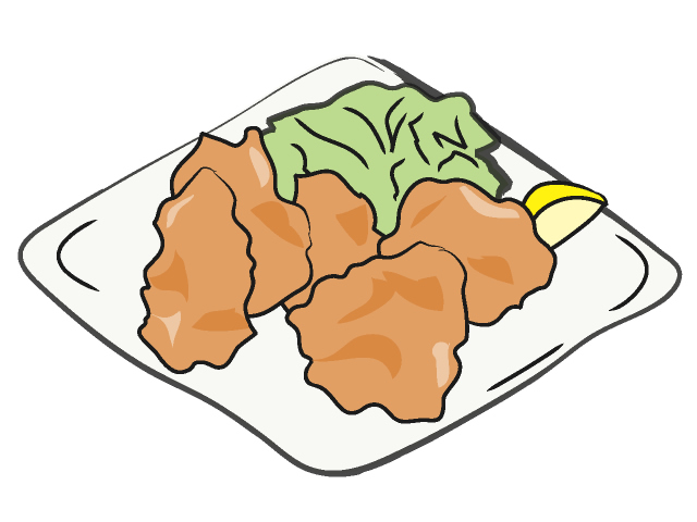 01 Fried Chicken   Karaage   Clip Art Images Download