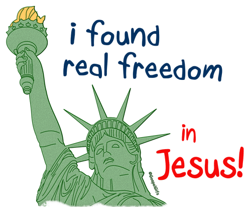 Christian Graphic  I Found Real Freedom In Jesus 