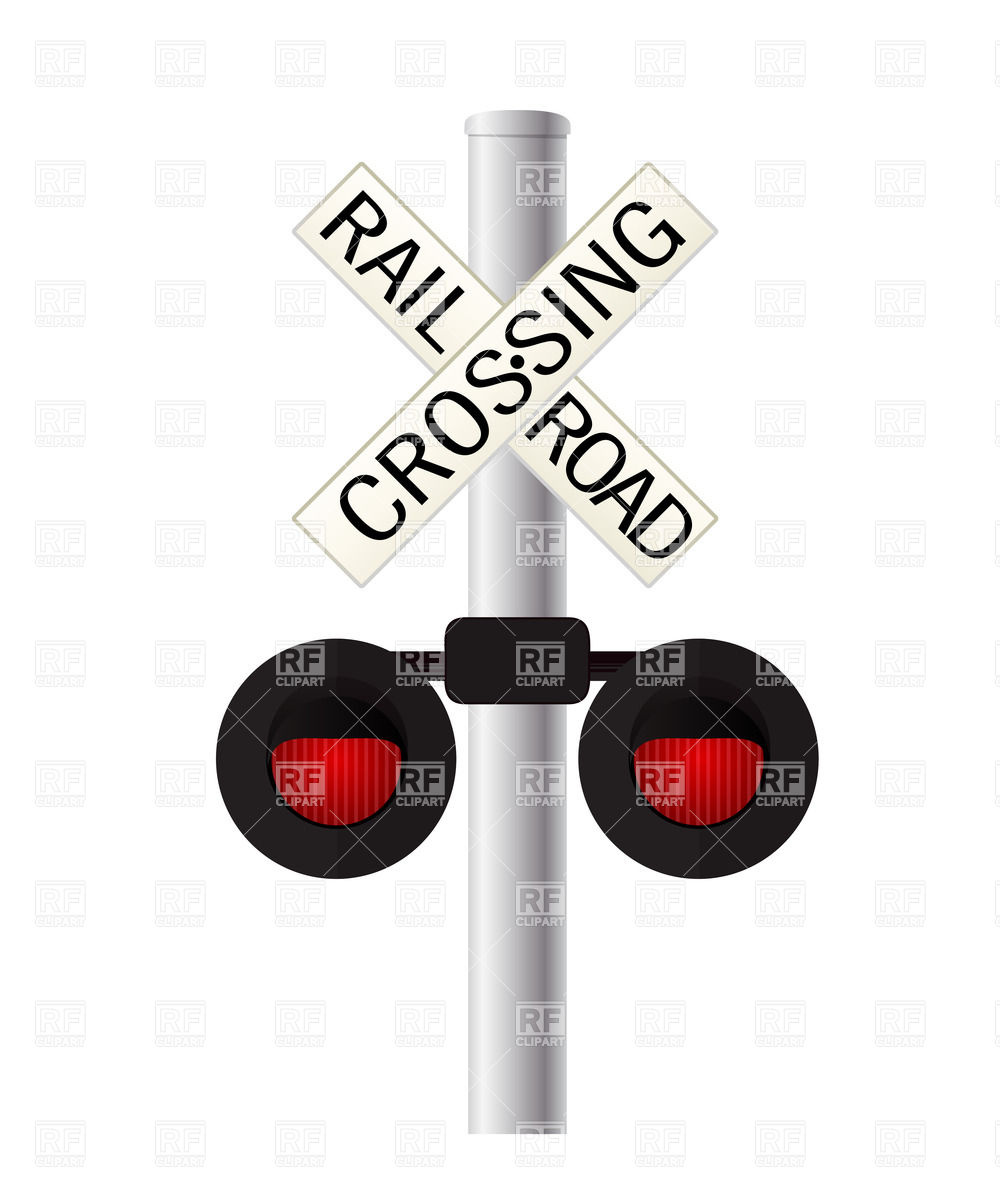 Railroad Crossing Signs Clip Art Railroad Crossing Sign Over