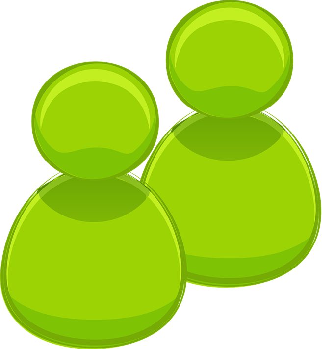 You Can Use This Green People Icon Clip Art On Your Personal Or