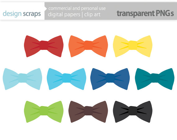 Bow Tie Clip Art Graphics Baby Boy Ties Digital Clipart Commercial