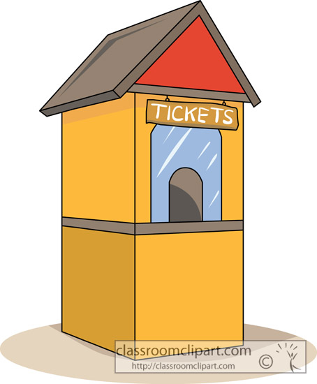 Entertainment   Ticket Booth 12913   Classroom Clipart