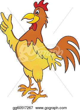 Funny Rooster Cartoon