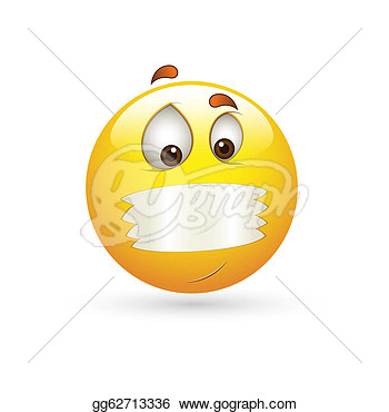 Illustration   Secret Smiley Emoticons Face Vector  Clipart Gg62713336
