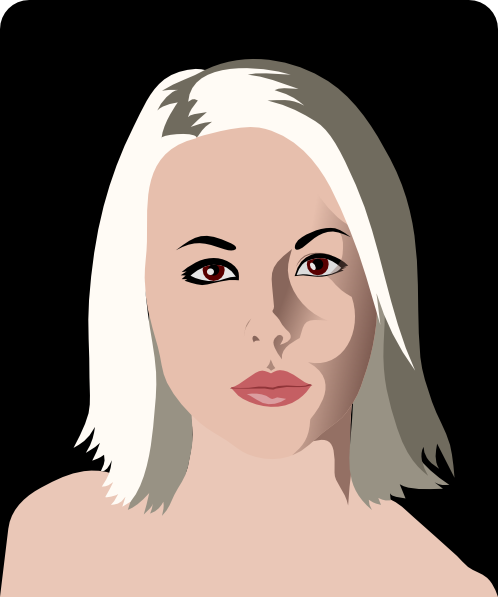 Portrait Of A Woman Clip Art At Clker Com   Vector Clip Art Online