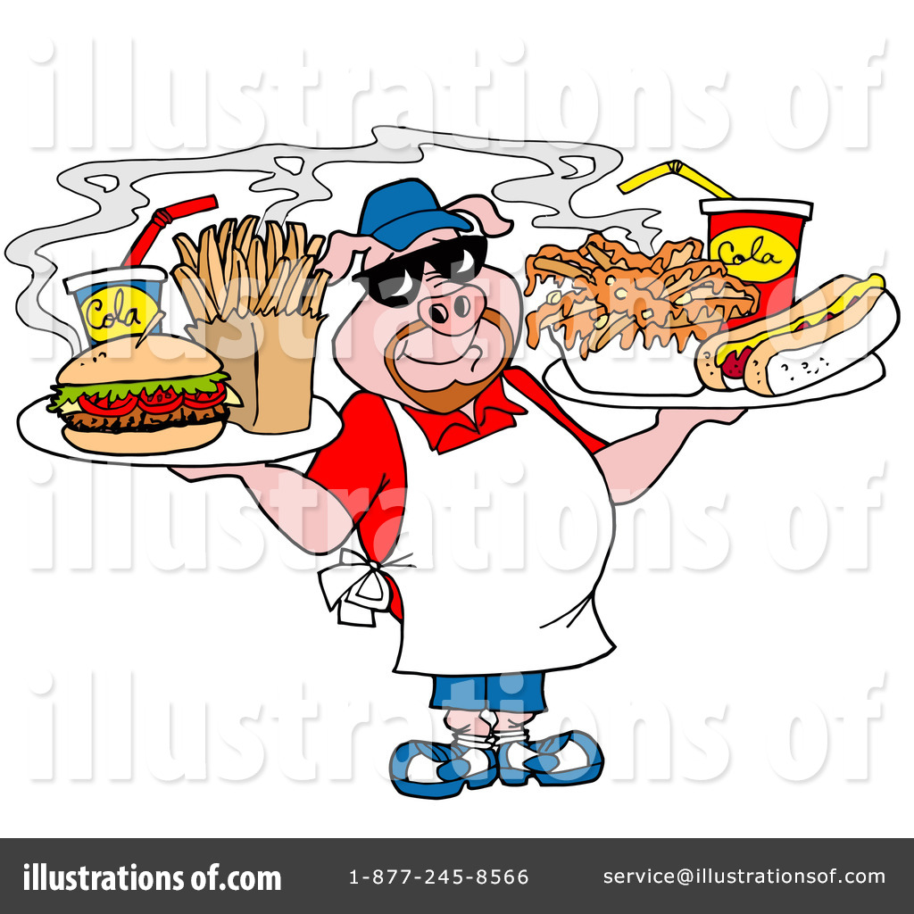 Rf  Fast Food Clipart Illustration By Lafftoon   Stock Sample  225669