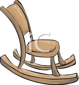 Rocking Chair Clipart Black And White   Clipart Panda   Free Clipart