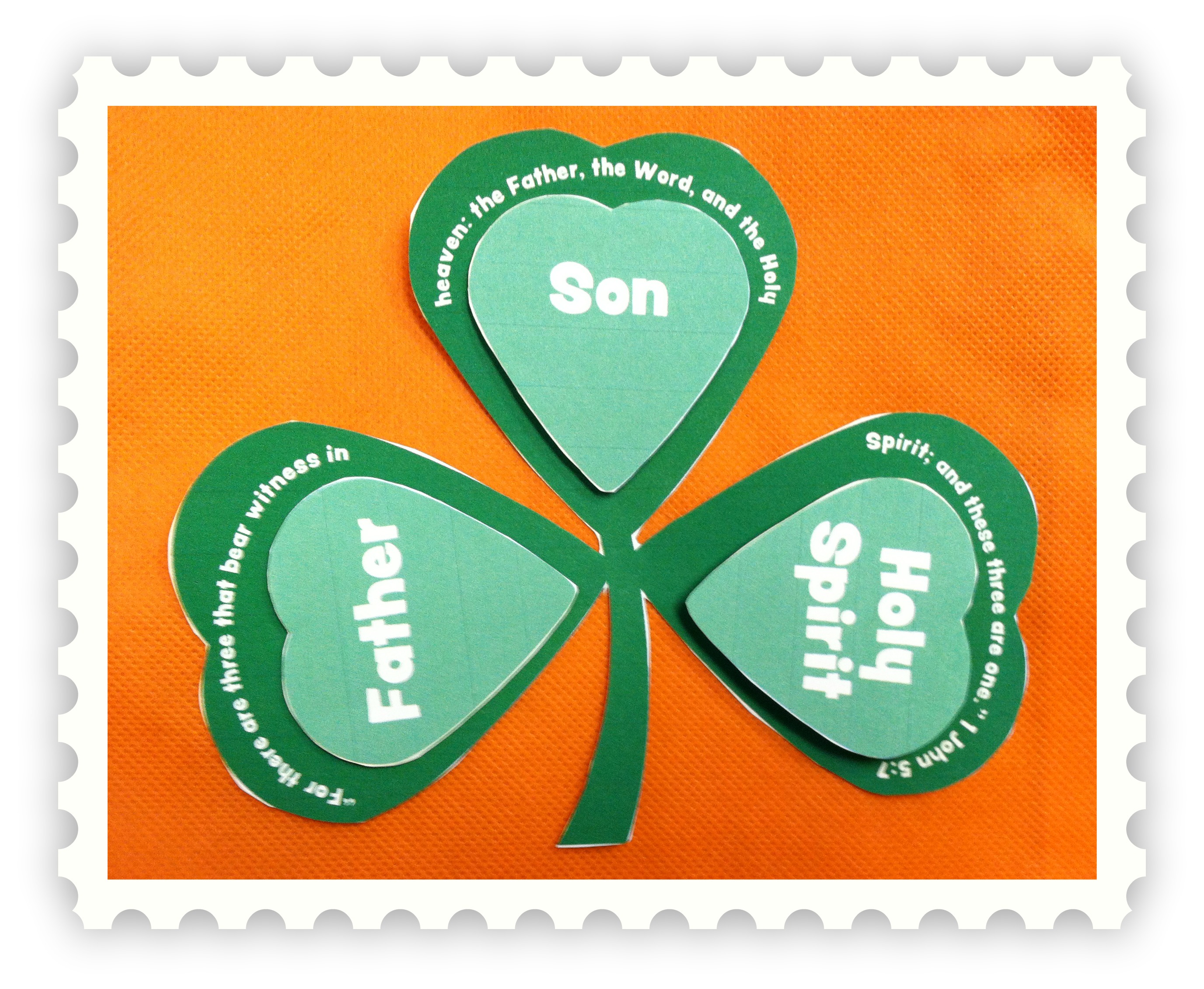 Trinity  So Teach About St  Patrick And God By Using This Shamrock To