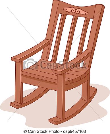Vectors Of Rocking Chair   Illustration Of A Rocking Chair Csp9457163
