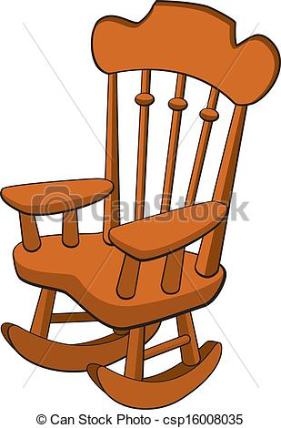 Vectors Of Rocking Chair   Vector Illustration Of A Rocking Chair