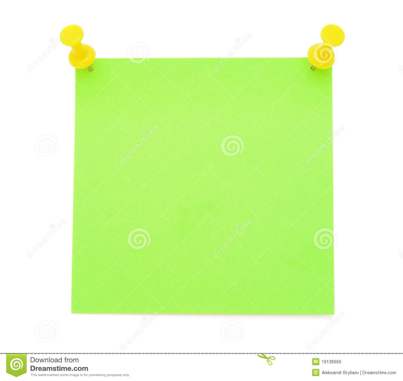 Blank Post It Notes Clip Art Blank Green Post It Note With