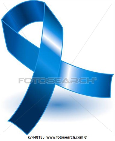 Clipart   Dark Blue Awareness Ribbon And Shadow  Fotosearch   Search