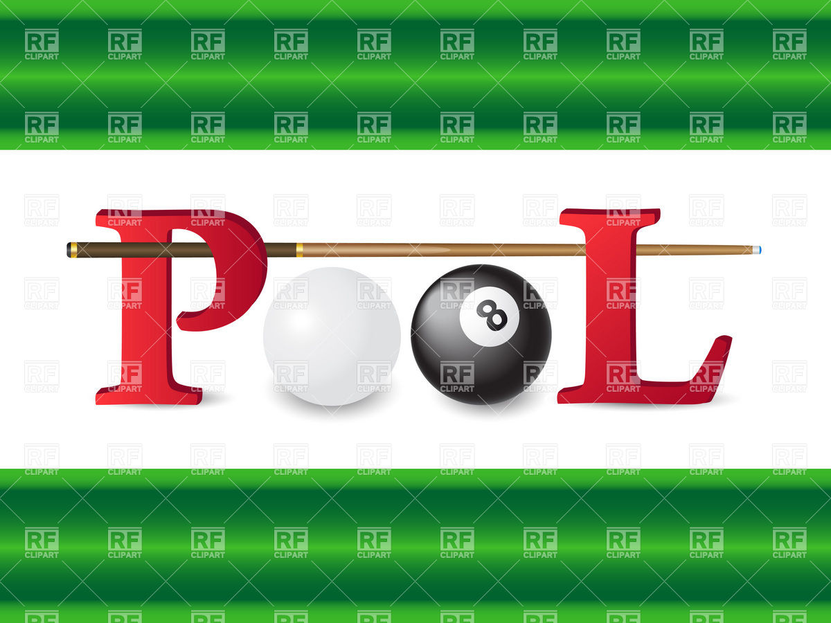     Billiards   Ball And Cue Download Royalty Free Vector Clipart  Eps