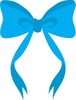 Blue Bow Clipart