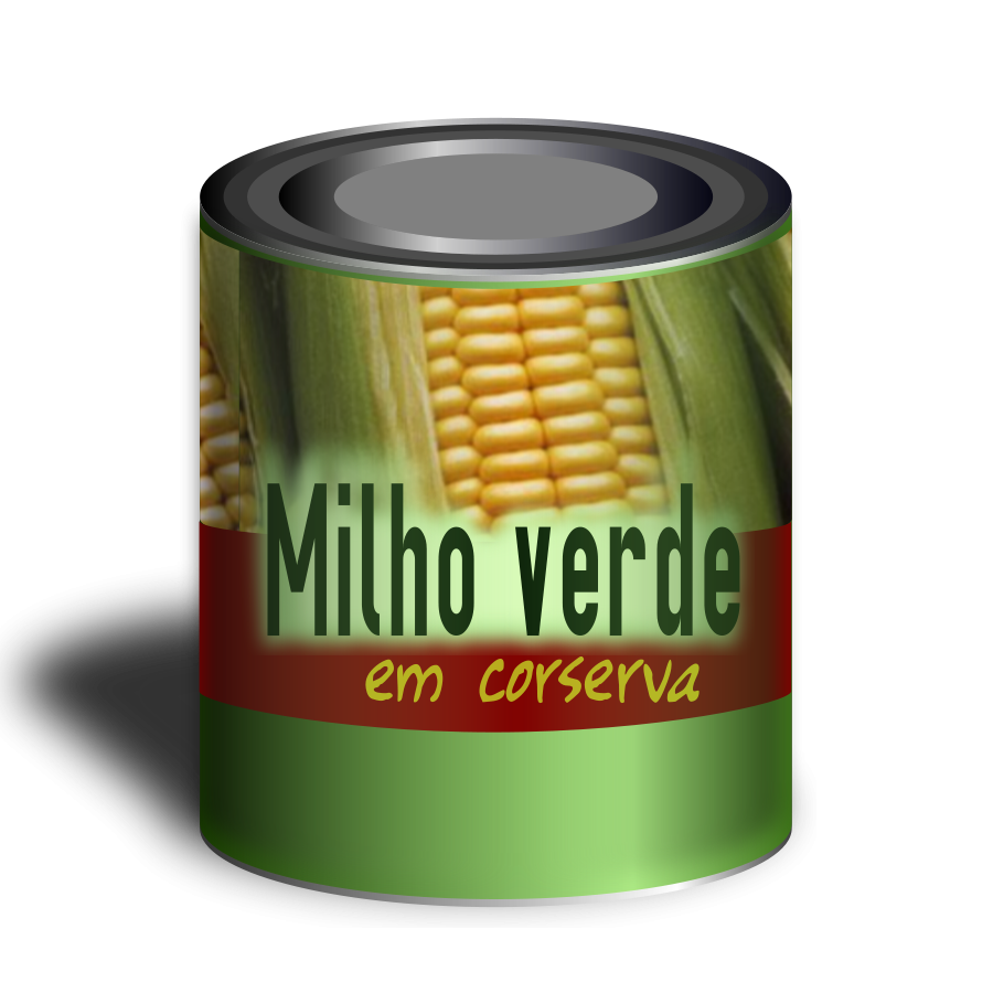 Can Of Corn Clipart Large Size