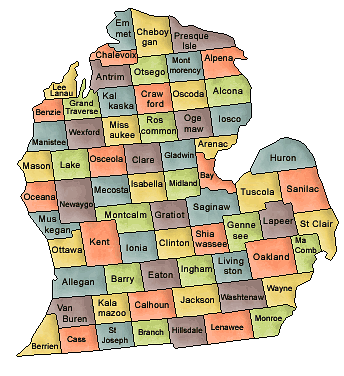 Michigan   Http   Www Wpclipart Com Geography Us Counties Michigan Png