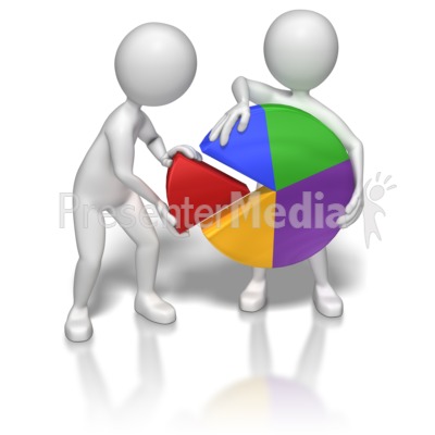 Teamwork Pie Chart   Business And Finance   Great Clipart For